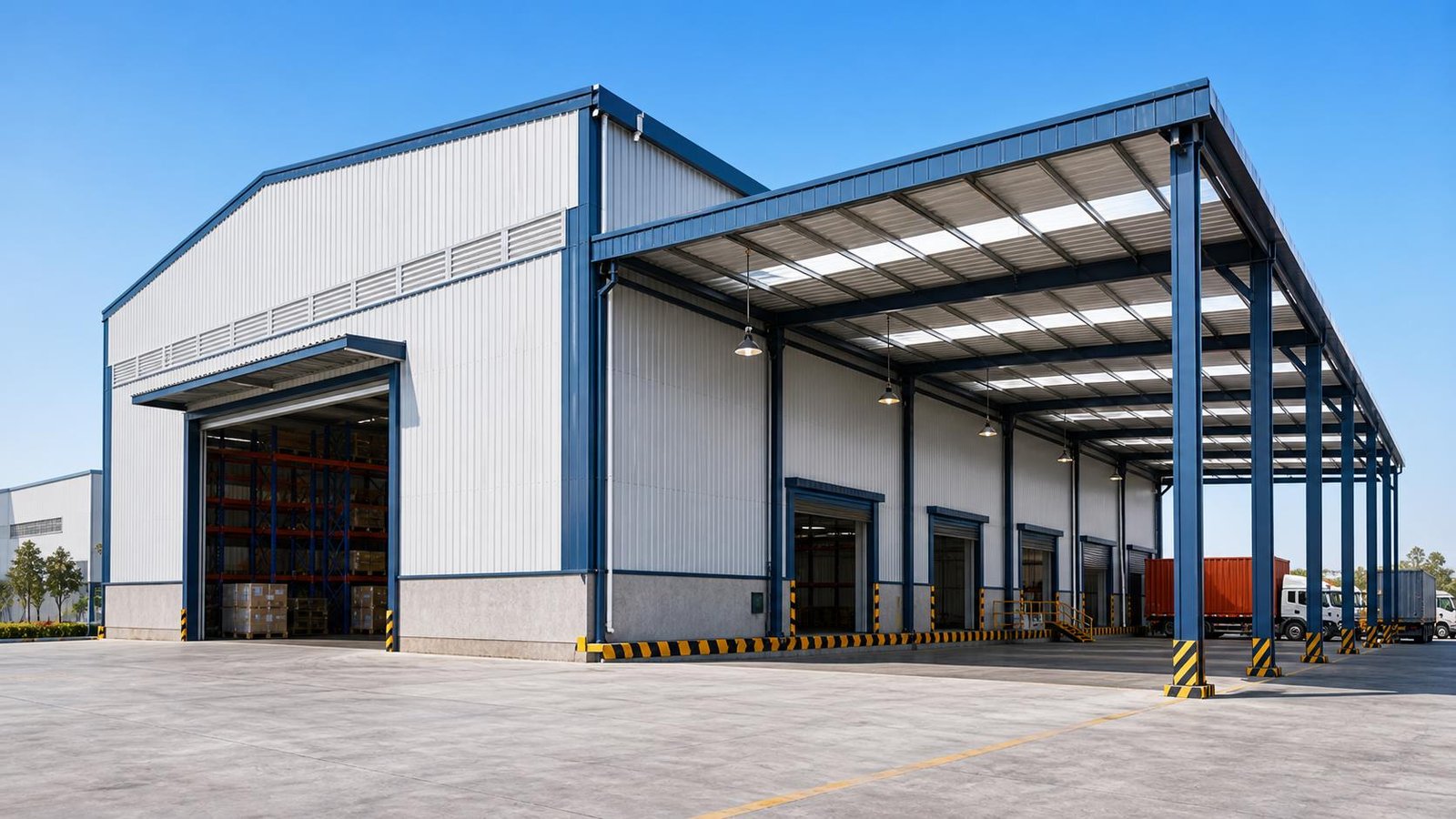 Warehousing Industries tensile structure and shade solution
